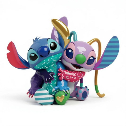 Disney Britto Stitch And Angel Love Lilo & Stitch Figurine