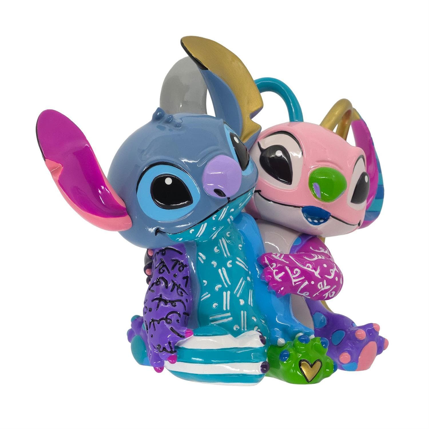 Disney Britto Stitch And Angel Love Lilo & Stitch Figurine