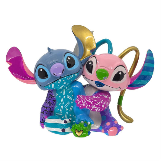 Disney Britto Stitch And Angel Love Lilo & Stitch Figurine