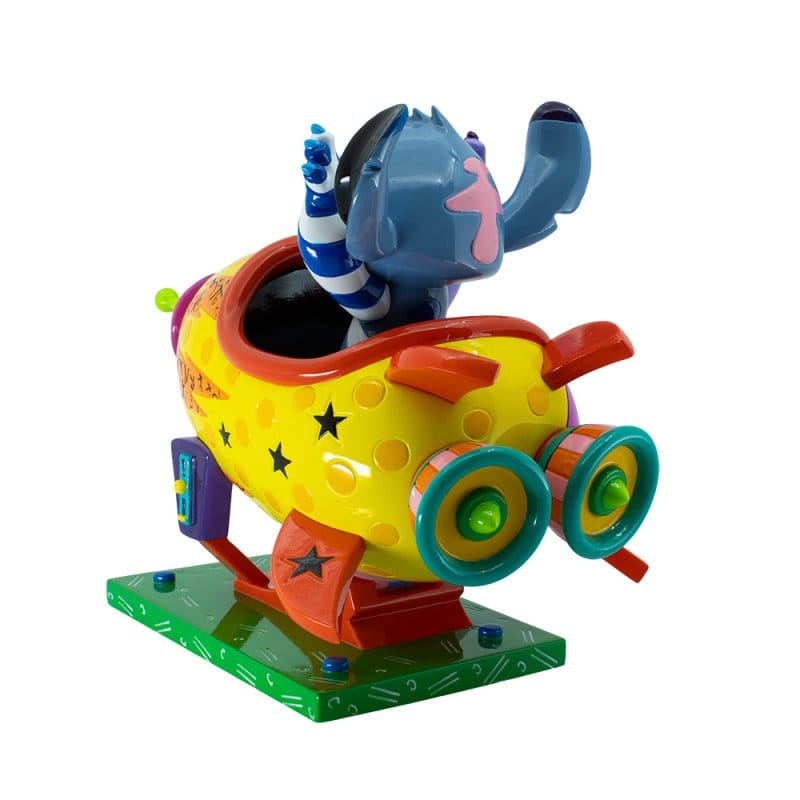 Disney Britto Stitch Rocket Ship Figurine 6019019