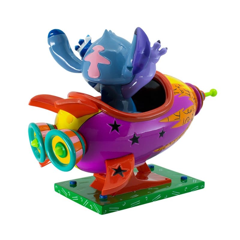 Disney Britto Stitch Rocket Ship Figurine 6019019
