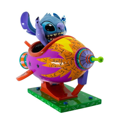 Disney Britto Stitch Rocket Ship Figurine 6019019
