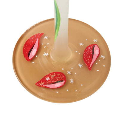 Disney By Lolita Bold Like A Rose Belle Wine Glass