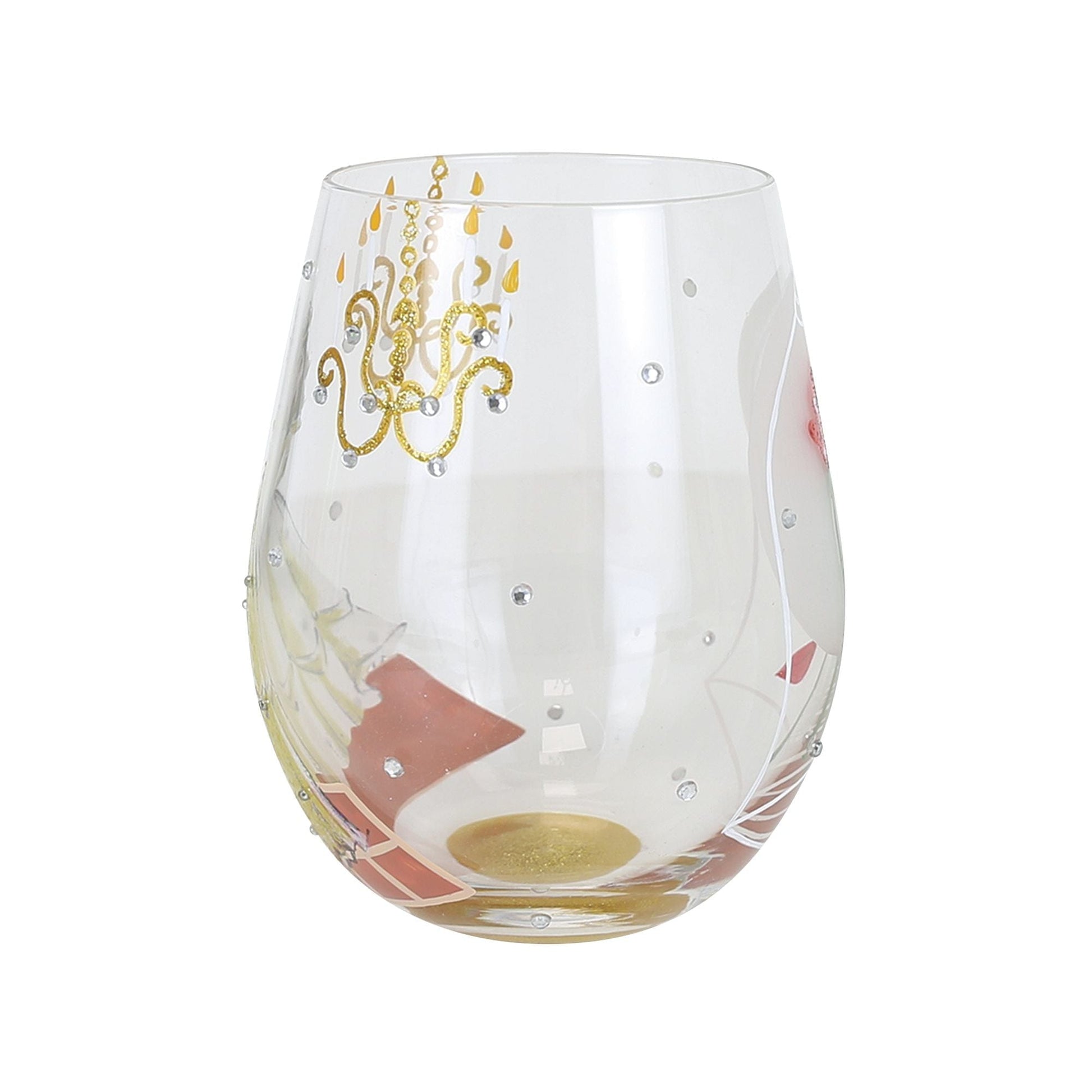 Disney By Lolita Choose To Dream Stemless Belle Wine Glass