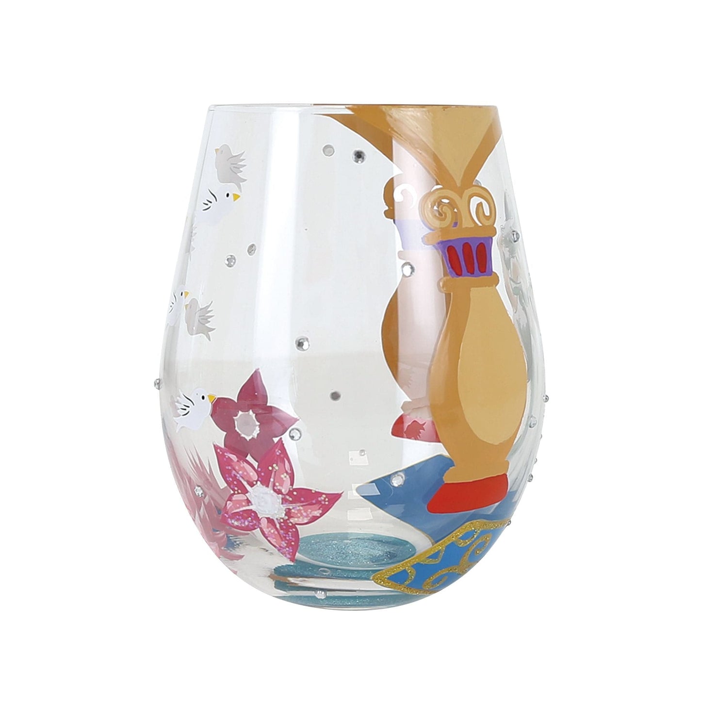 Disney By Lolita Let Your Dreams Soar Stemless Jasmine Wine Glass