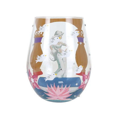 Disney By Lolita Let Your Dreams Soar Stemless Jasmine Wine Glass