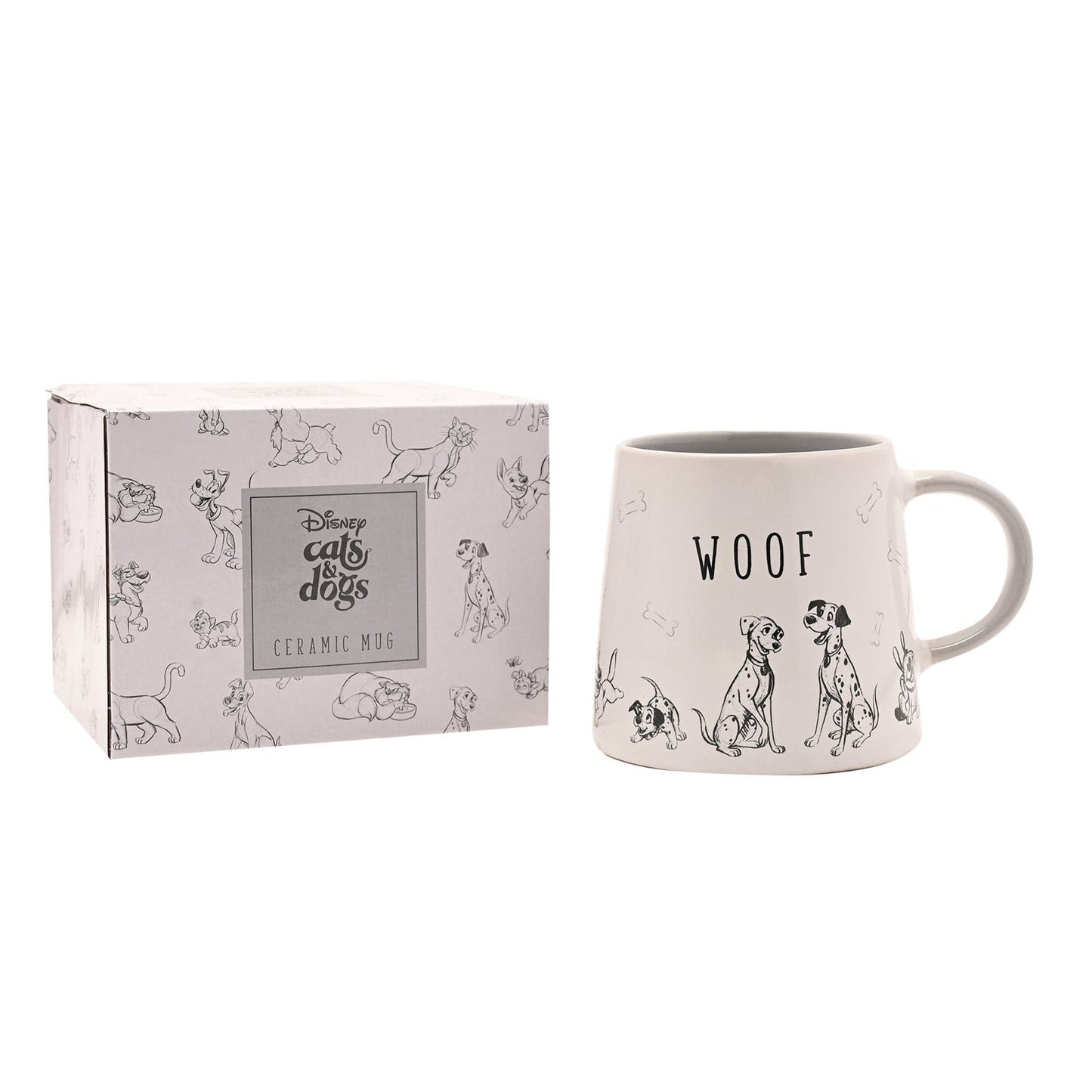 Disney Cats & Dogs Mug - Woof 101 Dalmatians