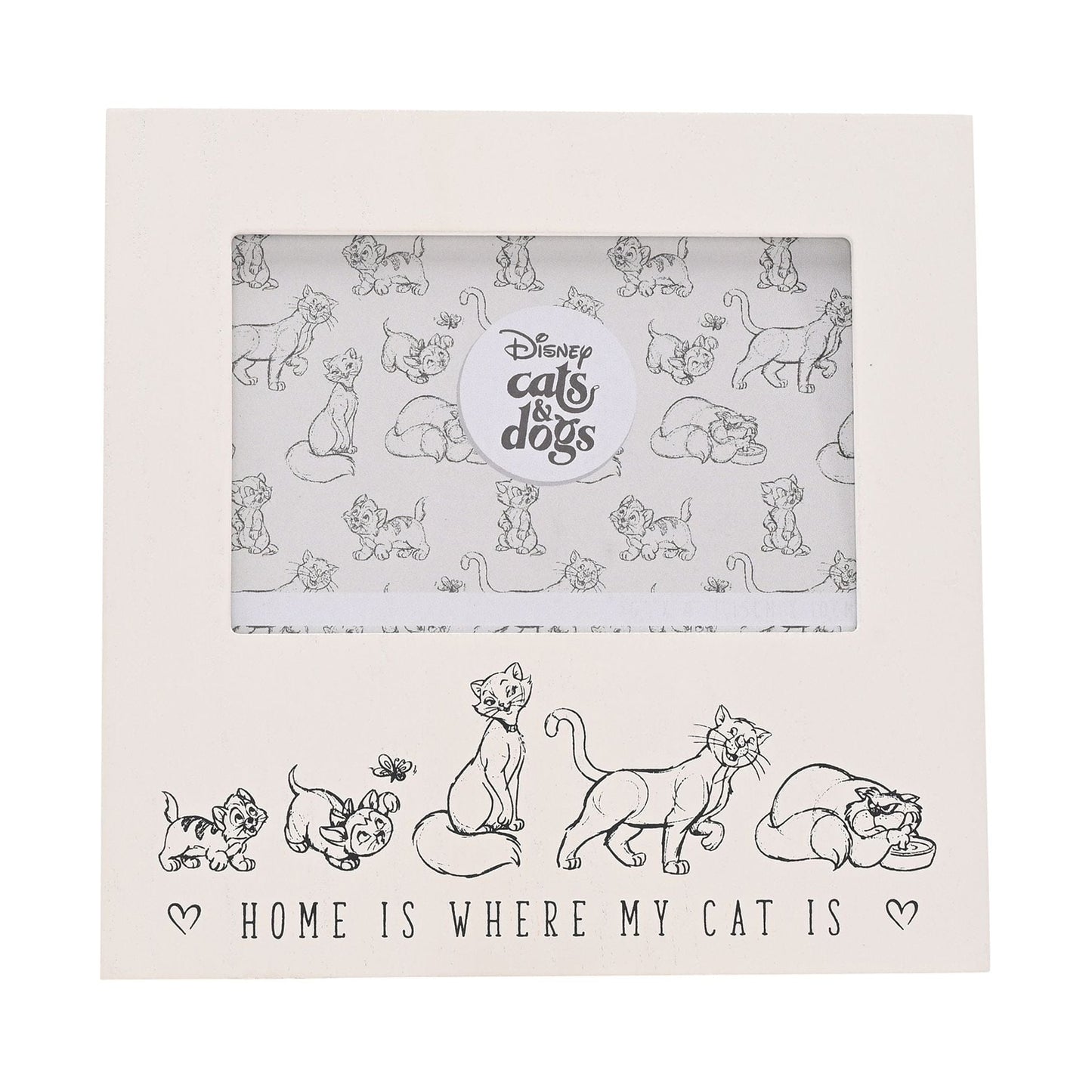 Disney Cats & Dogs Photo Frame Home Is Where My Cat Is 6" x 4"