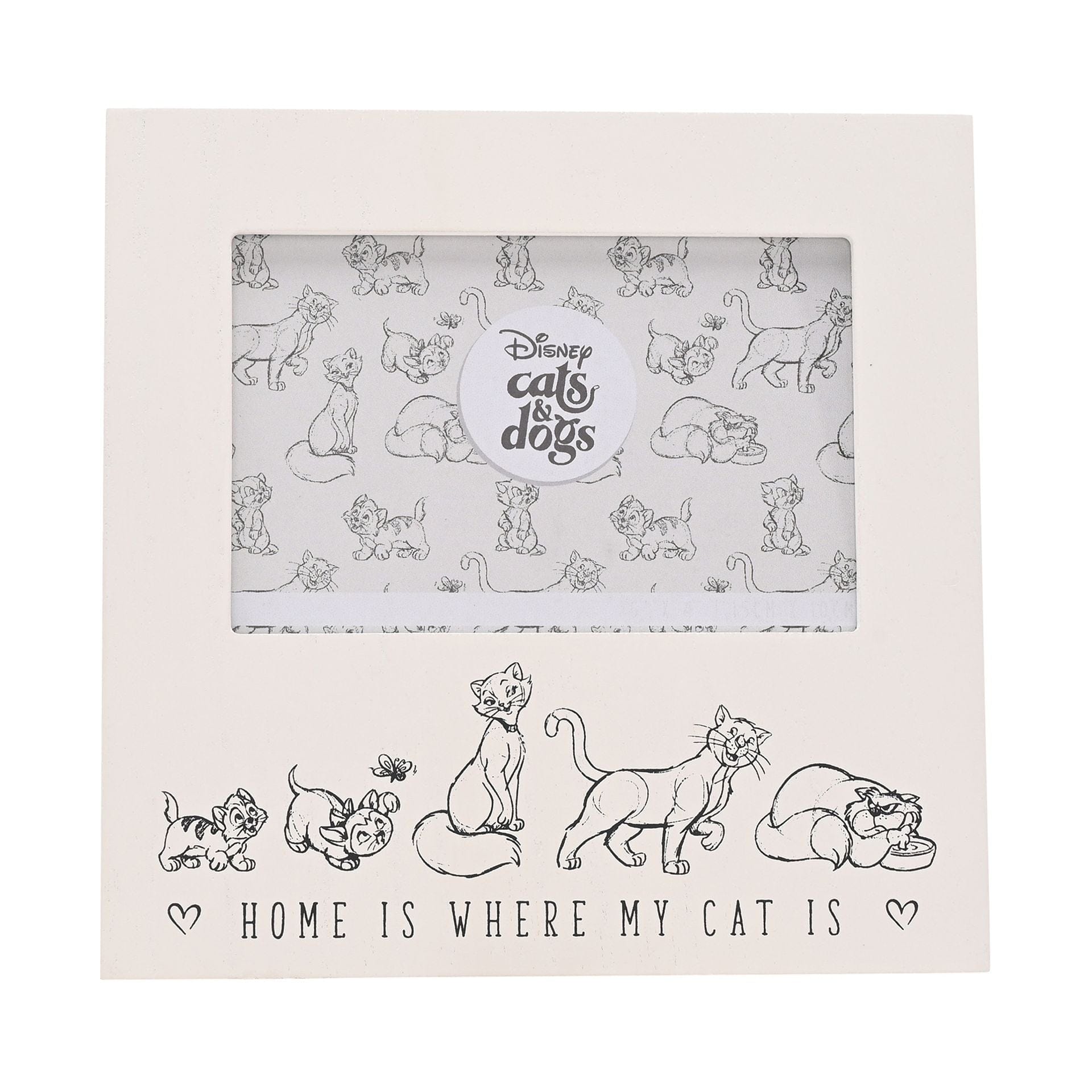 Disney Cats & Dogs Photo Frame Home Is Where My Cat Is 6" x 4"