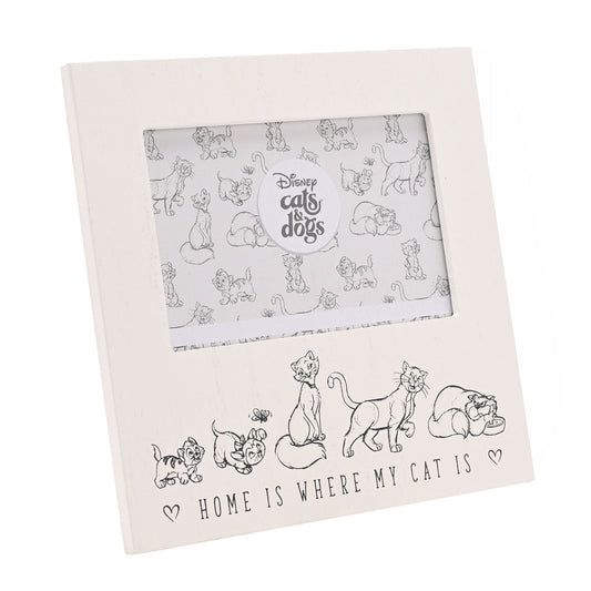 Disney Cats & Dogs Photo Frame Home Is Where My Cat Is 6" x 4"