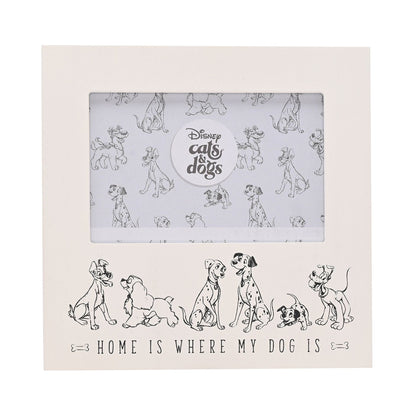 Disney Cats & Dogs Photo Frame Home Is Where My Dog Is 6" x 4"