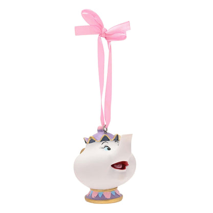 Disney Chip And Mrs Potts Set of 2 Hanging Decorations