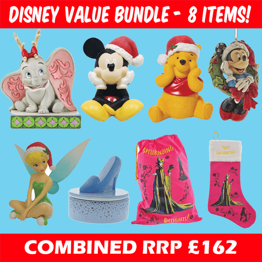 Disney Christmas 8 Piece Value Bundle Combined RRP £162