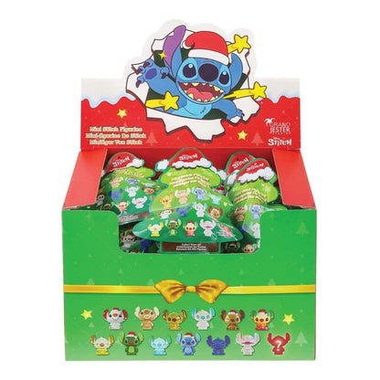 Disney Christmas Stitch Blind Bag Surprise Mini Figurines by Grand Jester 6016878