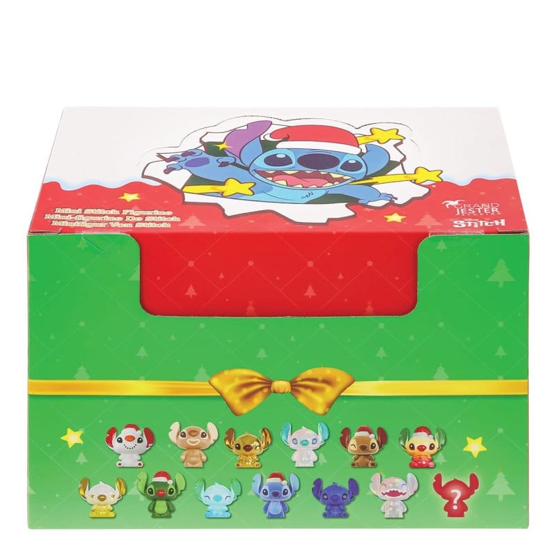 Disney Christmas Stitch Blind Bag Surprise Mini Figurines by Grand Jester 6016878