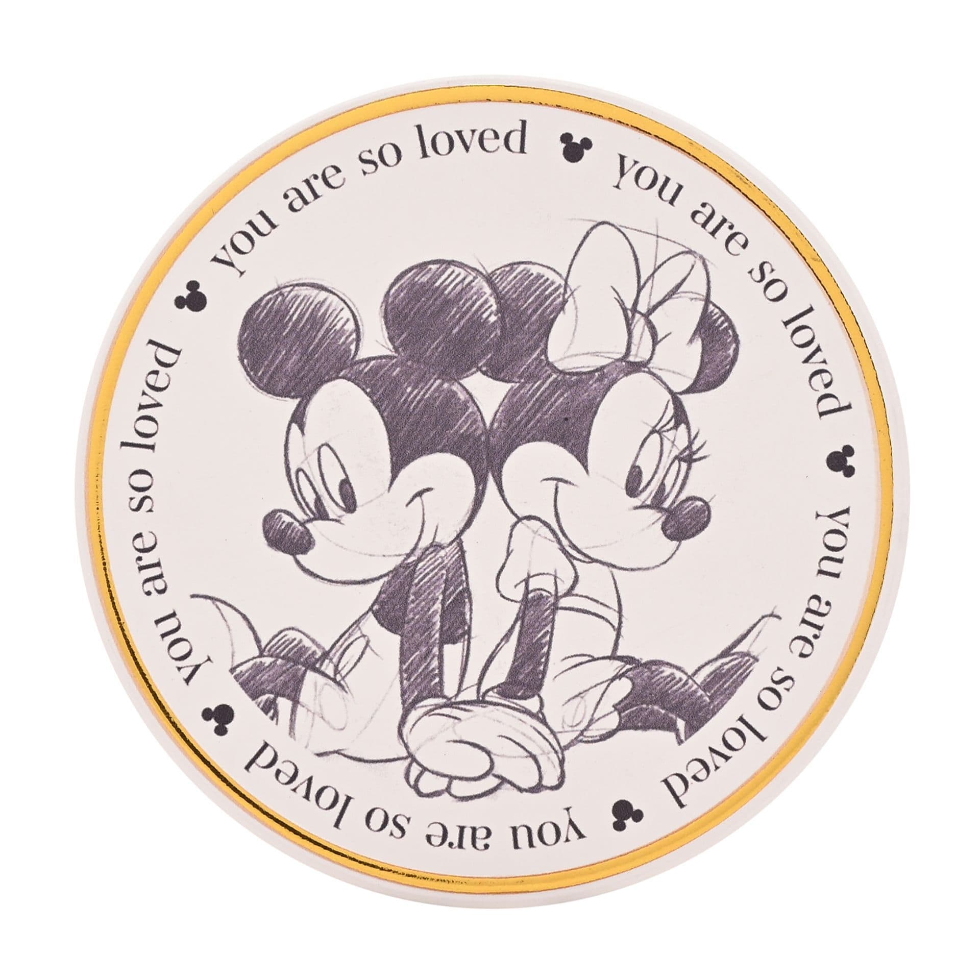 Disney Classic Collectable Coaster - Mickey And Minnie Mouse
