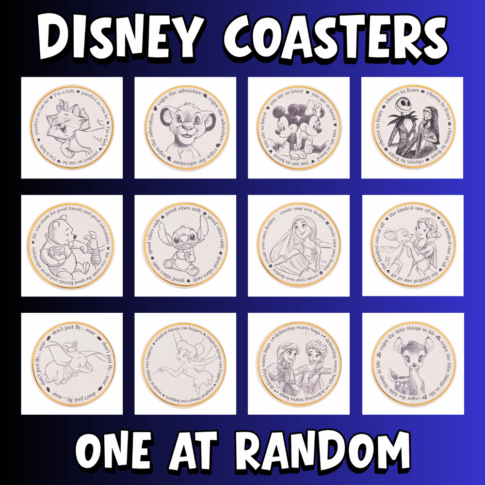 Disney Classic Collectable Coaster - One supplied at random