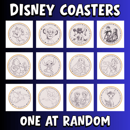 Disney Classic Collectable Coaster - One supplied at random