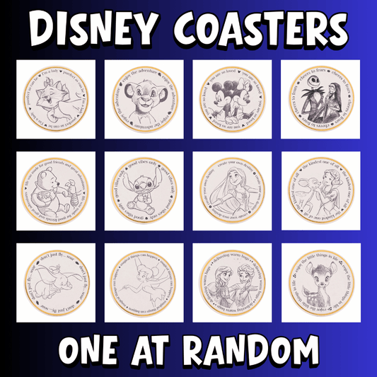 Disney Classic Collectable Coaster - One supplied at random