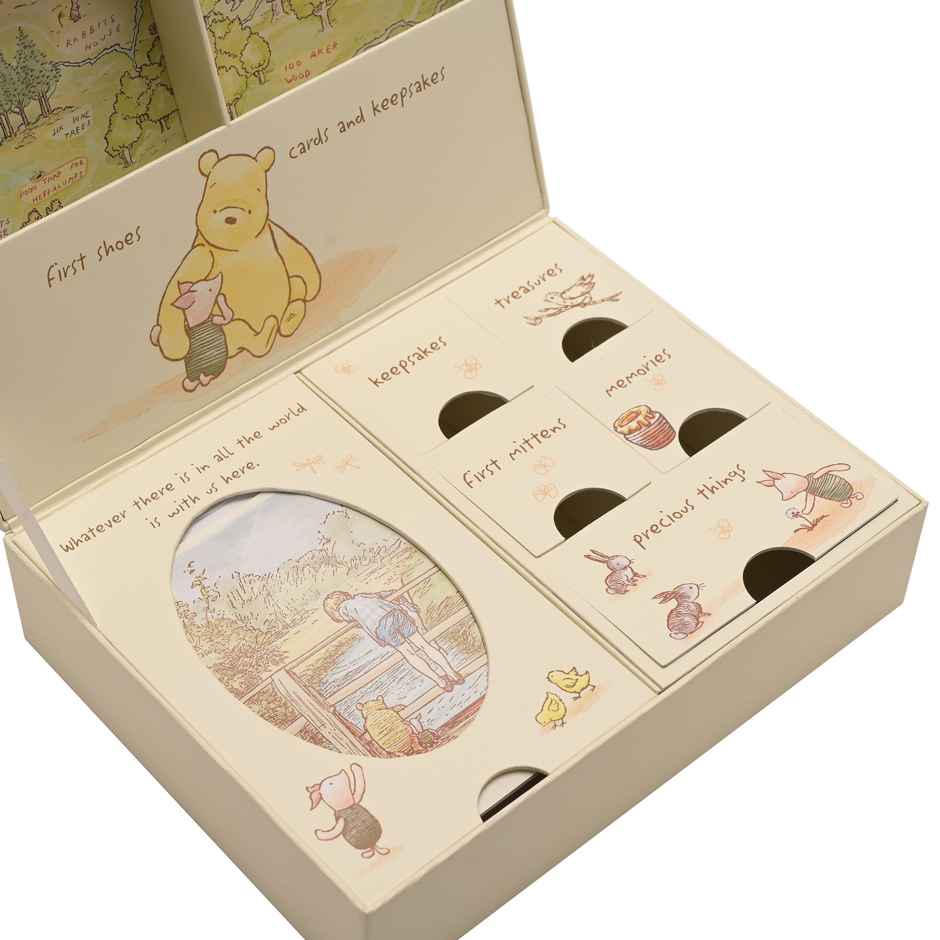 Disney Classic Winnie the Pooh Heritage Keepsake Box With Compartments