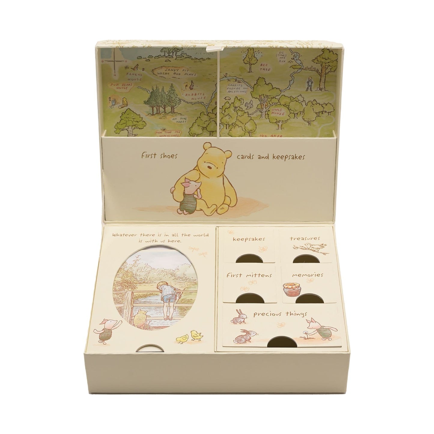 Disney Classic Winnie the Pooh Heritage Keepsake Box With Compartments