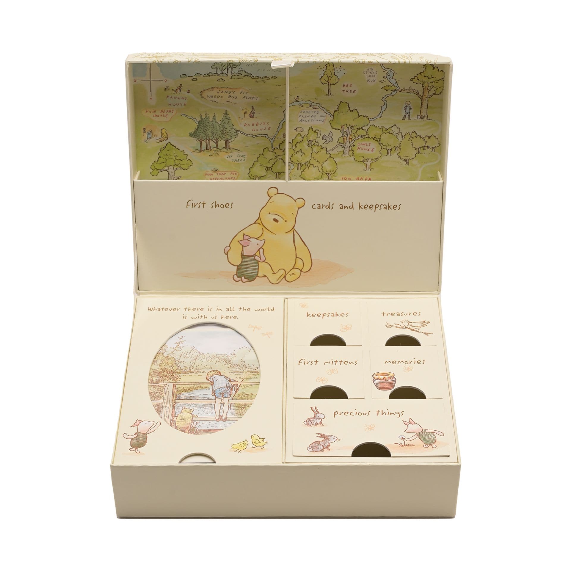 Disney Classic Winnie the Pooh Heritage Keepsake Box With Compartments