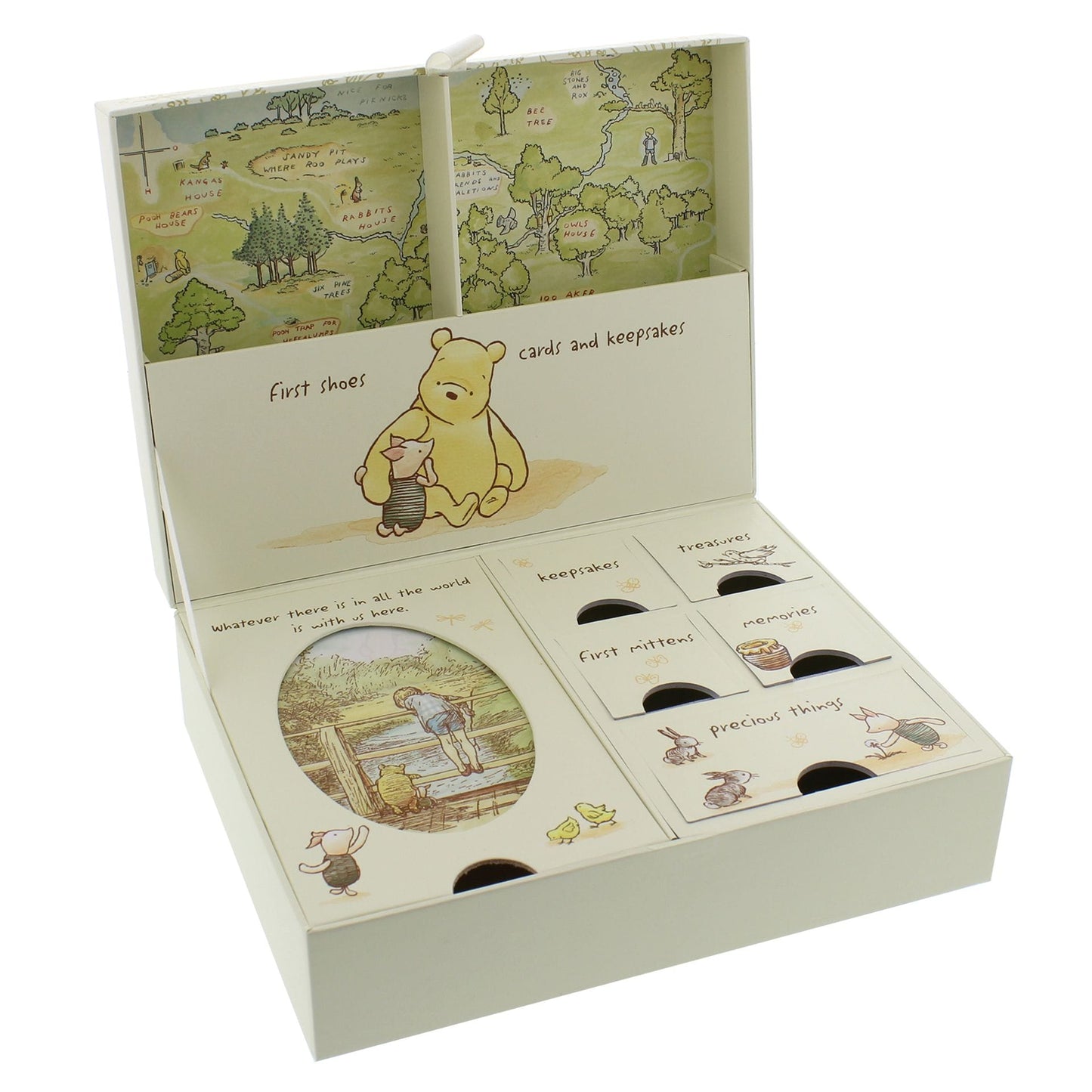 Disney Classic Winnie the Pooh Heritage Keepsake Box With Compartments