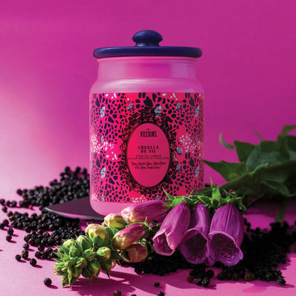 Disney Cruella Ceramic Pink Black Pepper & Foxglove Candle By Disney Home Fragrance