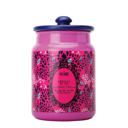Disney Cruella Ceramic Pink Black Pepper & Foxglove Candle By Disney Home Fragrance