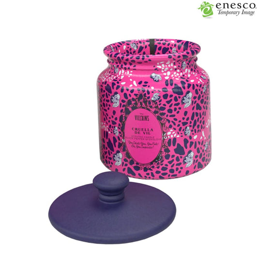 Disney Cruella De Vil Ceramic Pink Candle By Disney Home Fragrance DISVIC002P