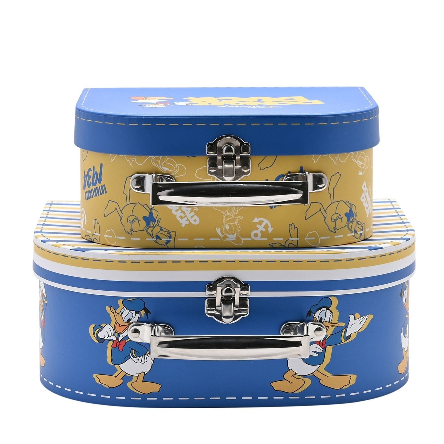 Disney Donald Duck Set of 2 Storage Boxes Mickey & Friends