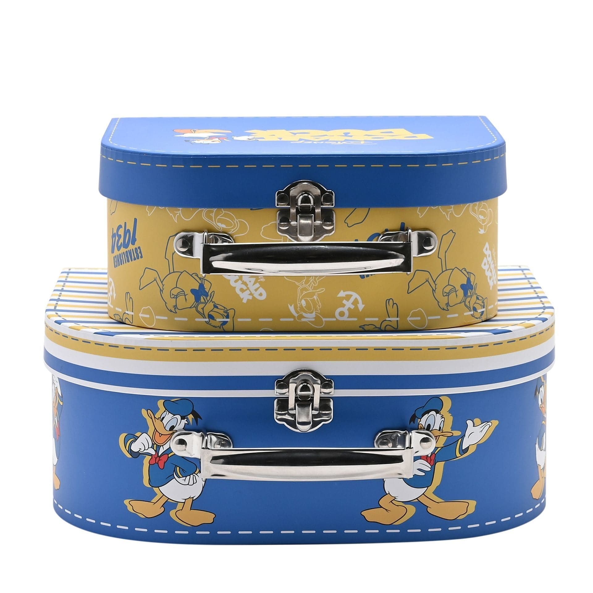 Disney Donald Duck Set of 2 Storage Boxes Mickey & Friends