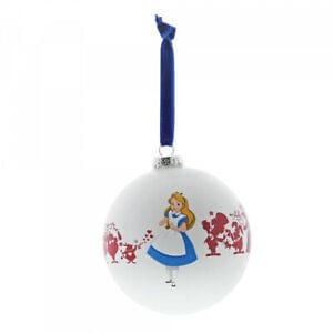 Disney Enchanting Alice in Wonderland Christmas Bauble We're All Mad Here A29679