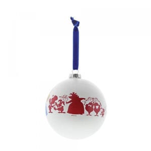 Disney Enchanting Alice in Wonderland Christmas Bauble We're All Mad Here A29679