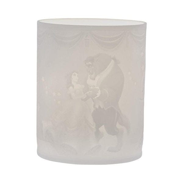 Disney Enchanting Collection Beauty Within (Beauty and The Beast) Ceramic Lithophane Lamp A31085