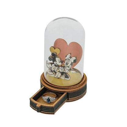Disney Enchanting Collection Mickey and Minnie Mouse Ring Drawer A31068