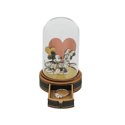 Disney Enchanting Collection Mickey and Minnie Mouse Ring Drawer A31068