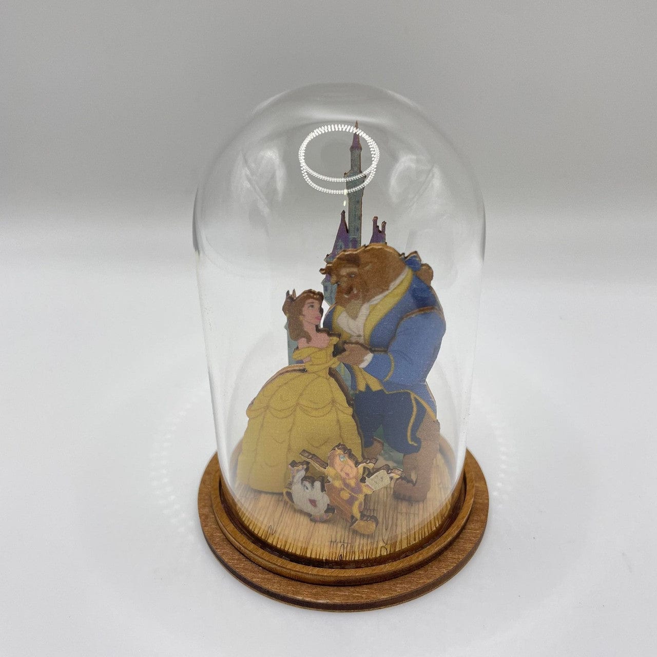 Disney Enchanting Glass Dome 6 Piece Bundle Figurines (COMBINED RRP £102)