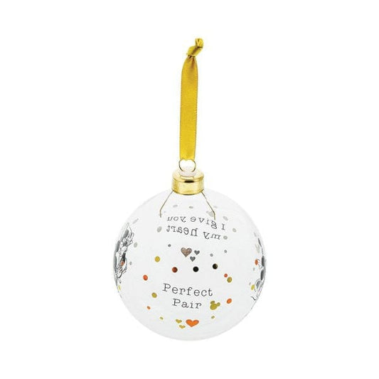 Disney Enchanting Mickey and Minnie Mouse Bauble