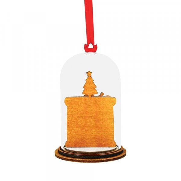 Disney Enchanting Mickey Mouse Christmas Hanging Dome Figurine A30542
