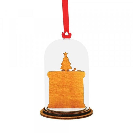 Disney Enchanting Mickey Mouse Christmas Hanging Dome Figurine A30542