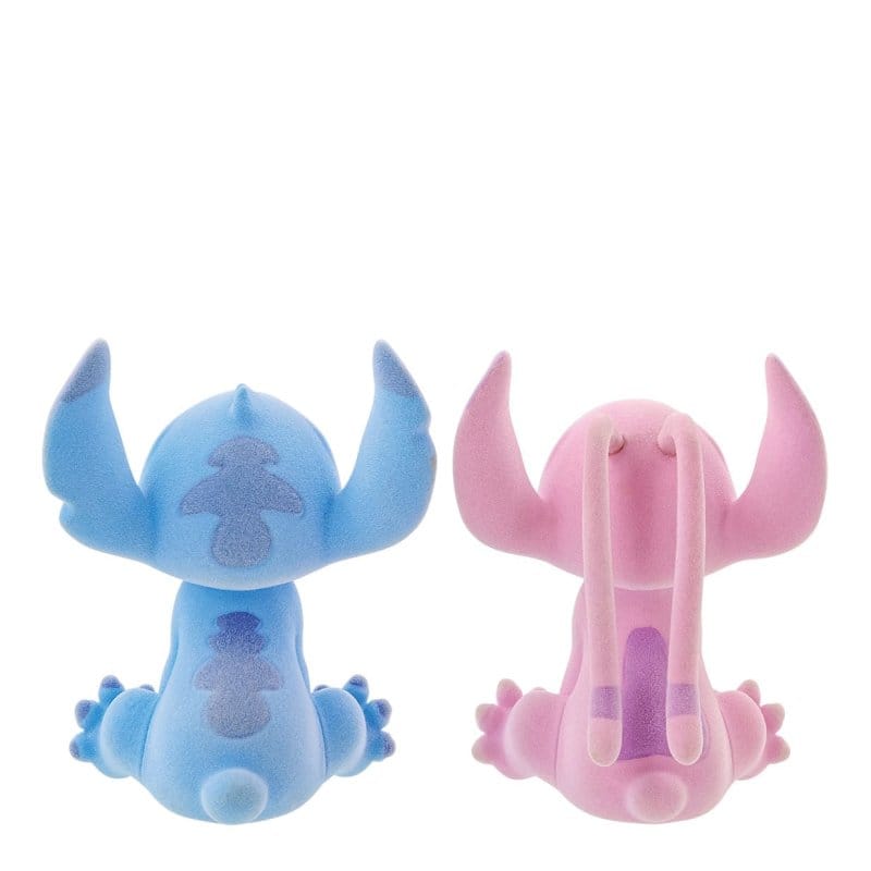Disney Grand Jester Studios Flocked Kissing Stitch & Angel Figurines 6013987