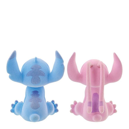 Disney Grand Jester Studios Flocked Kissing Stitch & Angel Figurines 6013987