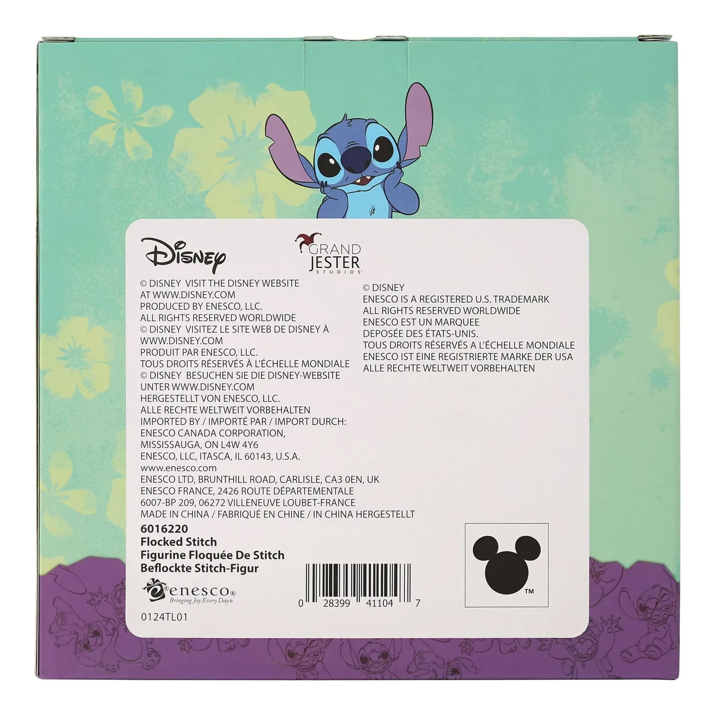 Disney Grand Jester Studios Large Flocked Stitch Figurine 6016220