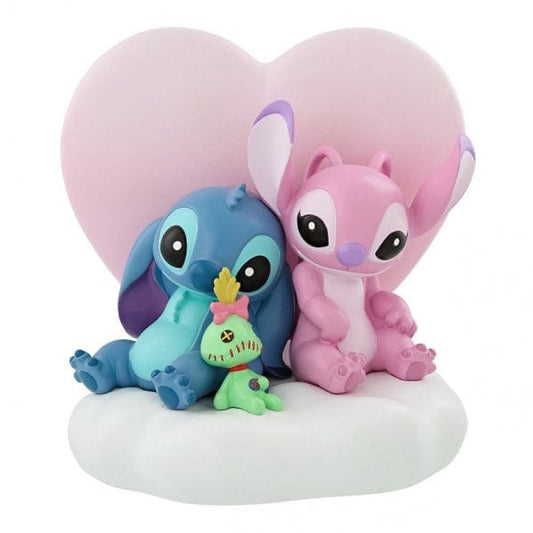 Disney Grand Jester Studios Light up Stitch & Angel Scene 6014914