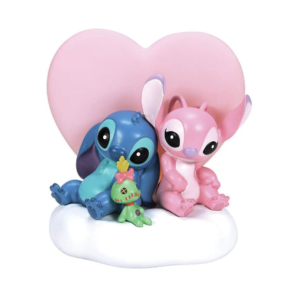Disney Grand Jester Studios Light up Stitch & Angel Scene 6014914