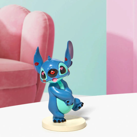 Disney Grand Jester Studios Stitch Covered in Kisses Mini Figurine 6010352