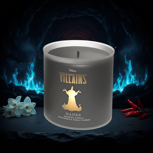 Disney Hades Narcissus & Chilli Flower Candle By Disney Home Fragrance