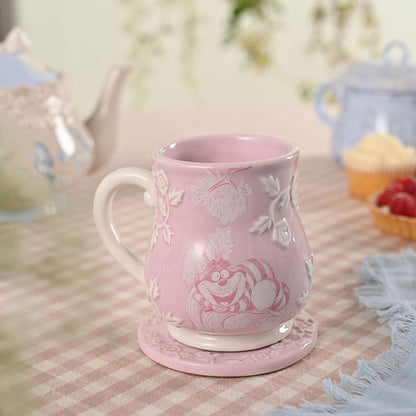Disney Home Alice in Wonderland Embossed Mug - Cheshire Cat