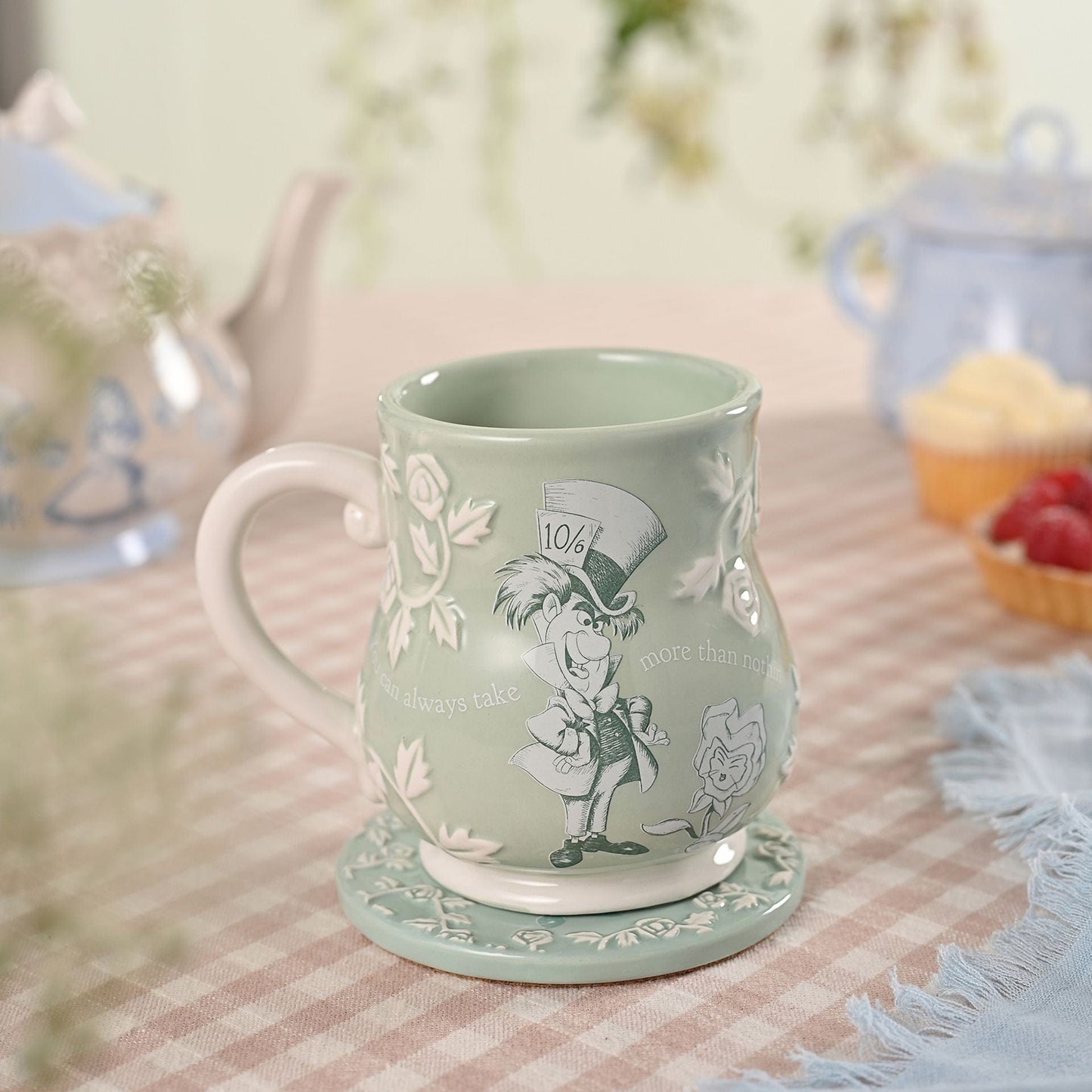 Disney Home Alice in Wonderland Embossed Mug - Mad Hatter